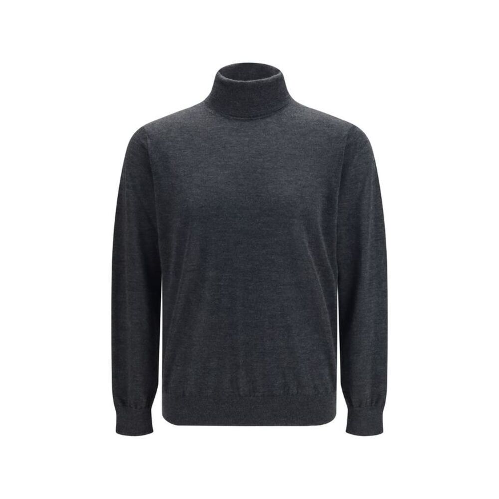 Giorgio Armani Gray Cashmere Men's Turtleneck